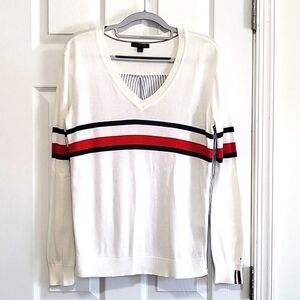 TH flyaway panel sweater